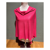Hot Pink Poncho For Women, soft and stylish layering.
