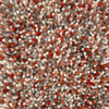 Brink & Campman Pop Art Shaggy Rug Coral close-up view picture of the pile color palette