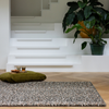 Brink & Campman Pop Art Shaggy Rug Steel lifestyle picture in the living room