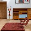 Brink & Campman Pop Art Shaggy Rug Tomato lifestyle picture in the living room