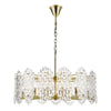 Porthos 15 Light Pendant Antique Brass picture on the white background