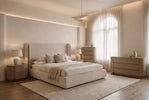 Portia 5ft King Size Bed in Natural