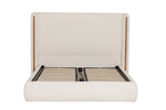 Portia 5ft King Size Bed in Natural shown from the side (5)