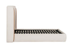 Portia 5ft King Size Bed in Natural shown from the side (7)