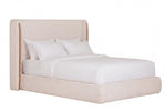 Portia 5ft King Size Bed in Natural shown from the side (4)
