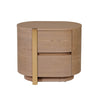 Portia left hand facing Bedside Table in Natural shown from the side (2)