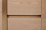 Portia left hand facing Bedside Table in Natural shown from the side (9)