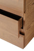 Portia Dressing Table with 4 Drawer Chest in Natural shown from the side (9)