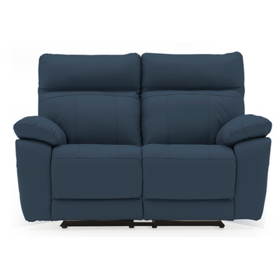 Positano 2 Seater Manual Recliner Sofa Indigo