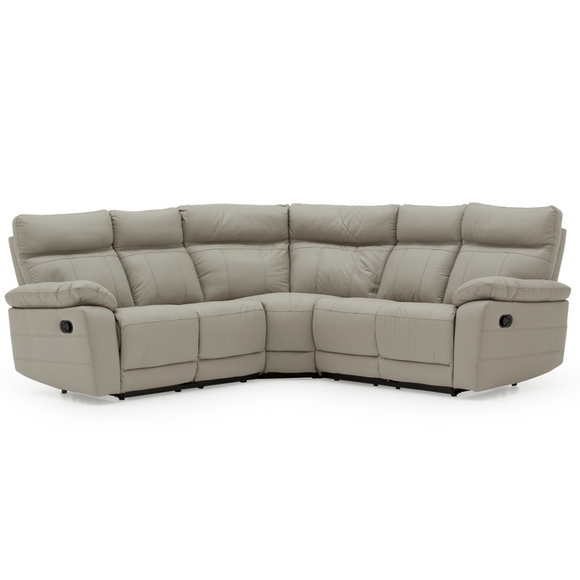 Create a stylish lounge with this manual recliner.