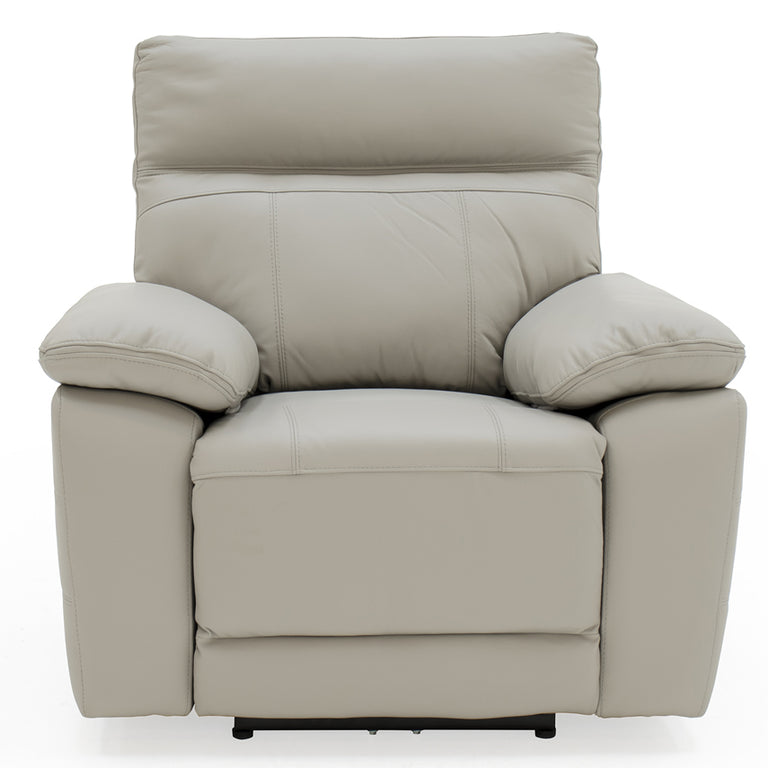 Positano Electric Recliner Chair Light Grey