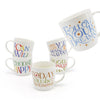 Positivity Set of 6 Mugs alternative view