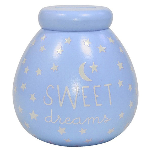 Money jar Pot of Dreams Glow Baby Boy Small