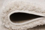 Prada Shaggy Rug Cream close view picture of the pile height