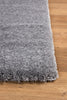 Prada Shaggy Rug Grey picture of the corner of the rug