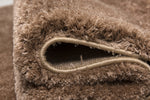 Prada Shaggy Rug Mink: close-up view picture of the rug pile height