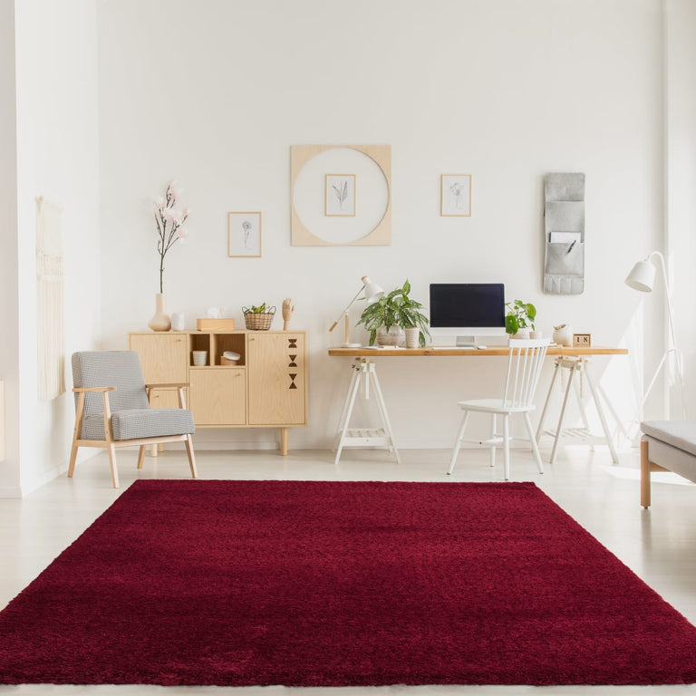 Prada Shaggy Rug Red