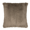 Scatterbox Cushion Presley Taupe soft faux fur cushion