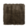 Scatterbox Throw Presley Green faux-fur blanket with a weaving design