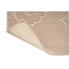 Marimekko Piirto Unikko Floral Rug Greige with a cotton and latex backing