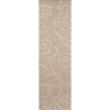 Marimekko Piirto Unikko Floral Rug Greige Runner picture of the rug design