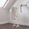 Prima Jewellery Mirror life style picture of opened storage space