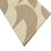 Orla Kiely Prism Flower Mushroom Ecru Runner Rug 158009 top view picture of the rug corner on the white background
