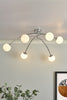 Puglia 6 Light Semi-Flush Polished Chrome life style picture