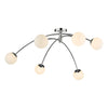 Puglia 6 Light Semi-Flush Polished Chrome picture on the white background