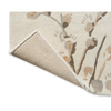 Laura Ashley Pussy Willow Floral Rug Dove Grey with a cotto and latex backing