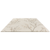 Laura Ashley Pussy Willow Floral Rug Dove Grey perfect for bedrooms and living rooms
