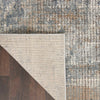 Nourison Quarry Rug QUA02 Blue Beige with a latex backing
