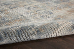 Nourison Quarry Rug QUA02 Blue Beige made in a distresed design