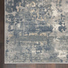 Nourison Quarry Rug QUA04 Grey Beige picture of the corner of the rug