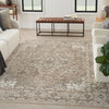 Nourison Quarry Rug QUA05 Beige lifestyle picture in the living room