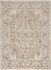 Nourison Quarry Rug QUA05 Beige picture of the rug damask design