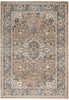Nourison Quarry Rug QUA05 Beige Grey picture of the urg damask design