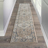 Nourison Quarry Rug QUA05 Beige Grey - Runner lifestyle picture in the hallway