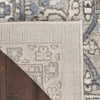 Nourison Quarry Rug QUA05 Ivory Blue with a latex backing