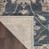 Nourison Quarry Rug QUA06 Blue Beige with a latex backing