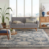 Nourison Quarry Rug QUA06 Blue Beige lifestyle picture