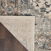 Nourison Quarry Rug QUA05 Ivory Grey with a latex backing