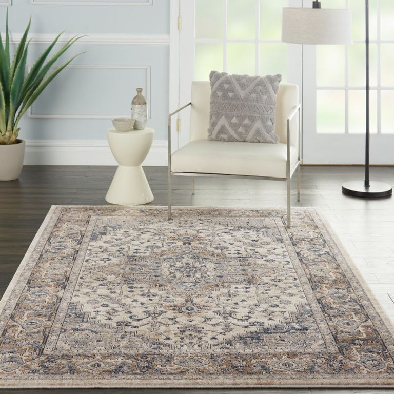 Nourison Quarry Rug QUA05 Ivory Grey