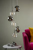 Quinn 6 Light Cluster Pendant Polished Chrome life style picture