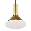 Ragnar Pendant Natural Brass close view picture of the shade
