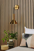 Ragnar Pendant Natural Brass canbe fitted as a wall light