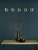 Ramona 5 Light Bar Pendant Matt Black life style picture