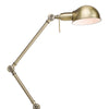 Ranger Task Floor Lamp Antique Brass  close view picture of the adjustable head