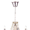 Raphael 12 Light Chandelier close view picture of the fitting plate
