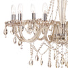 Raphael 12 Light Chandelier with 12 crystal arms